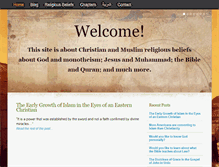 Tablet Screenshot of bible-quran.com